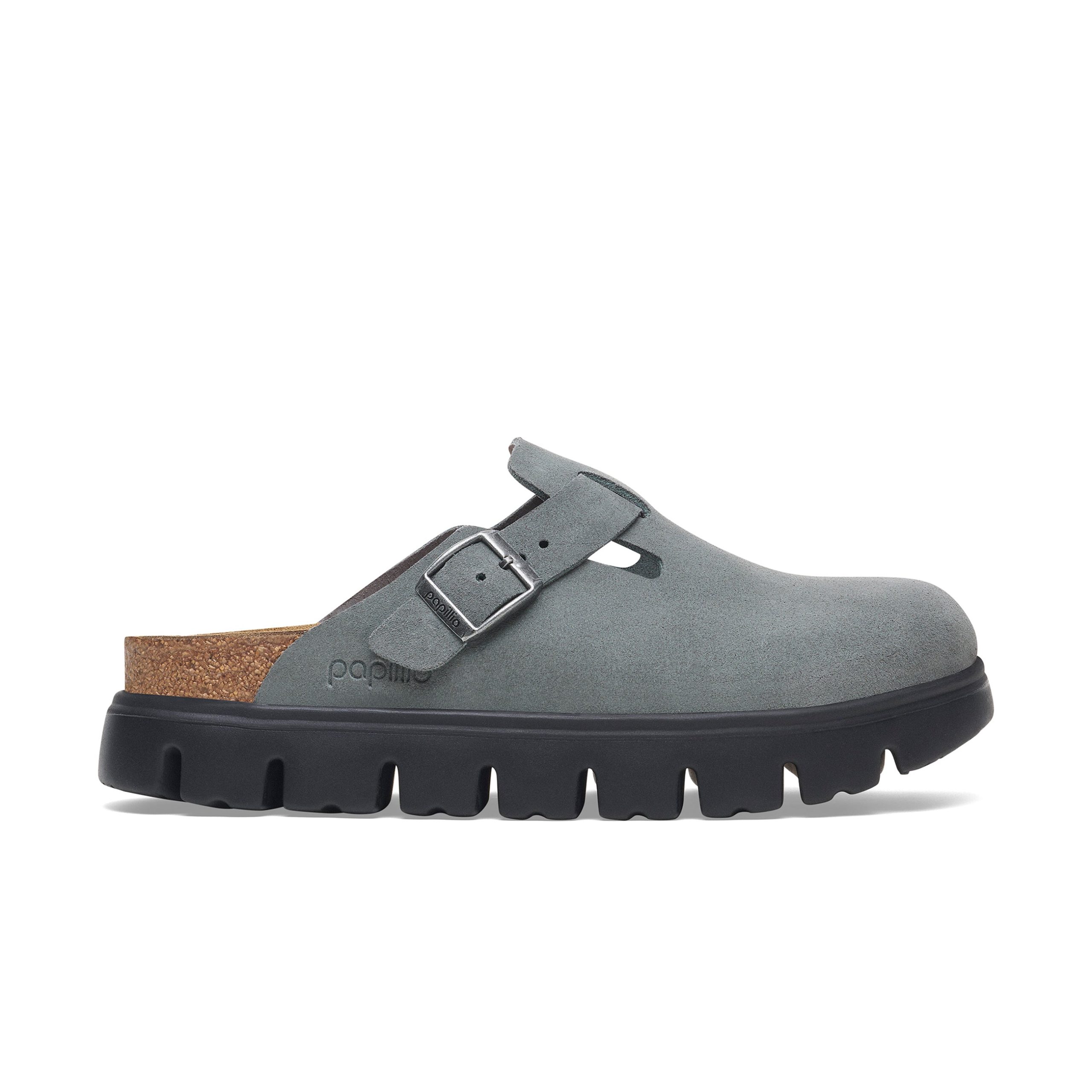 Boston Chunky Basalt Grey Suede Leather - Image 2
