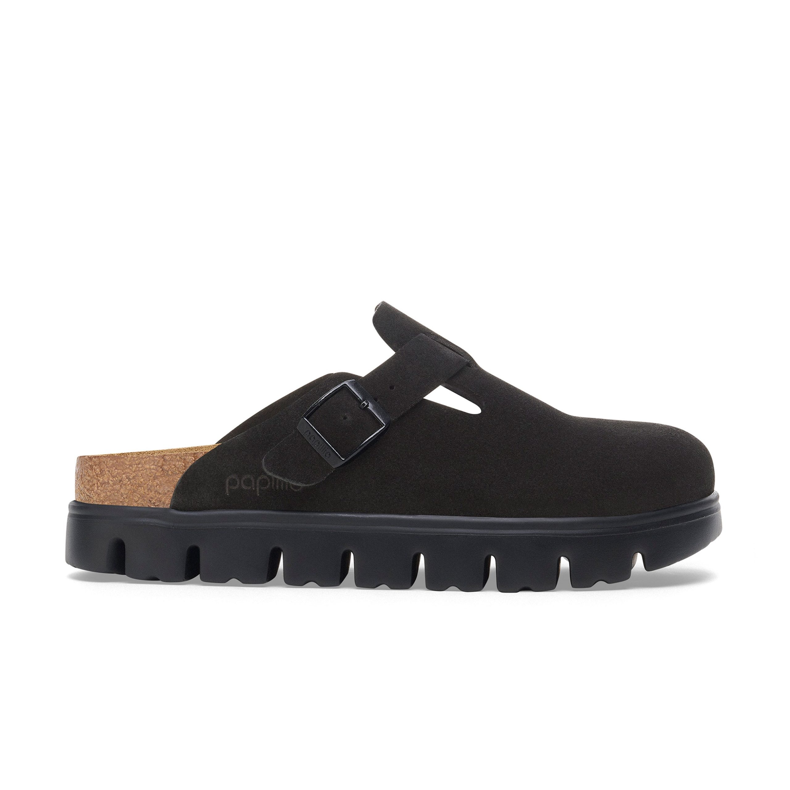 Boston Chunky Black Suede Leather - Image 2