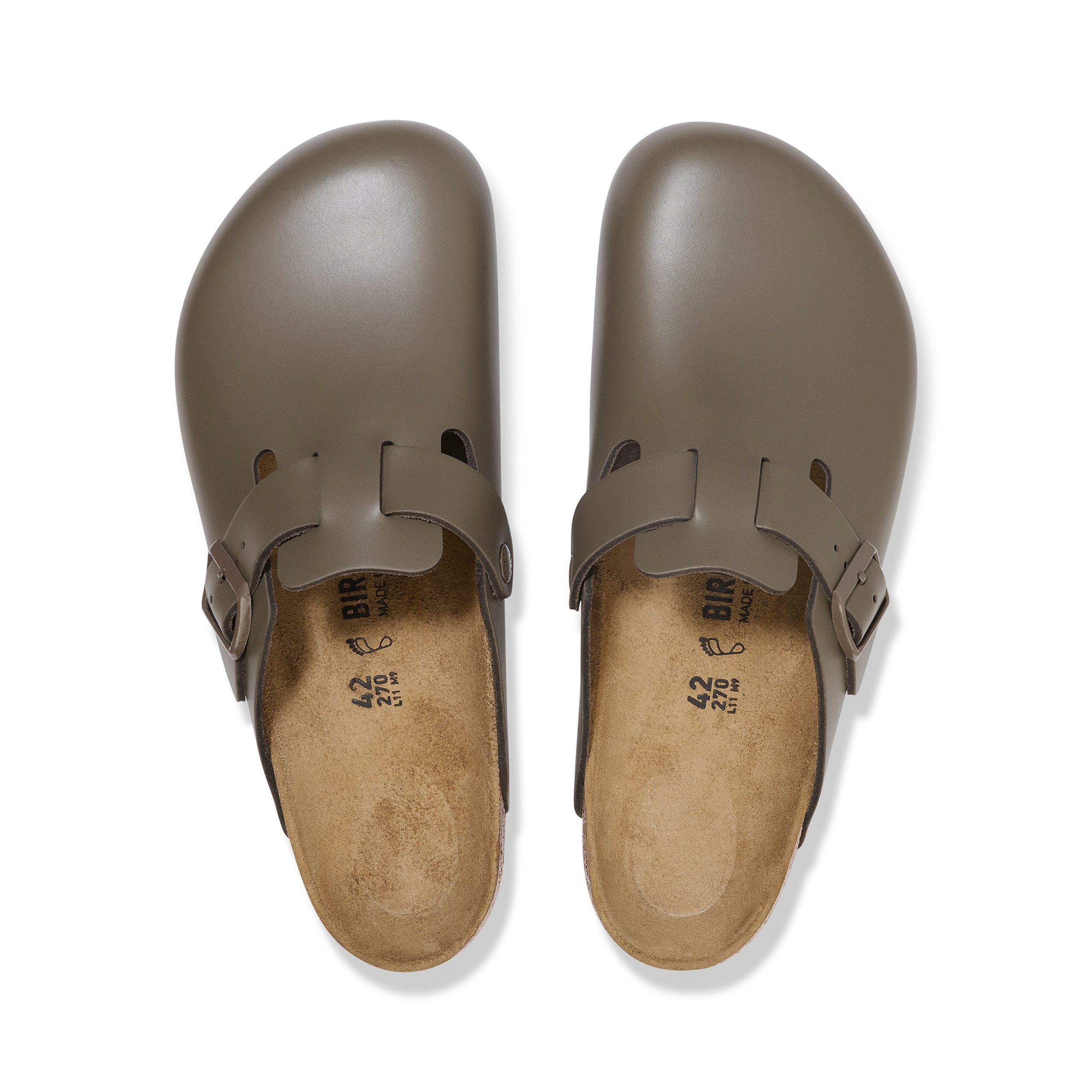 Boston Concrete Grey Smooth Leather - Image 3