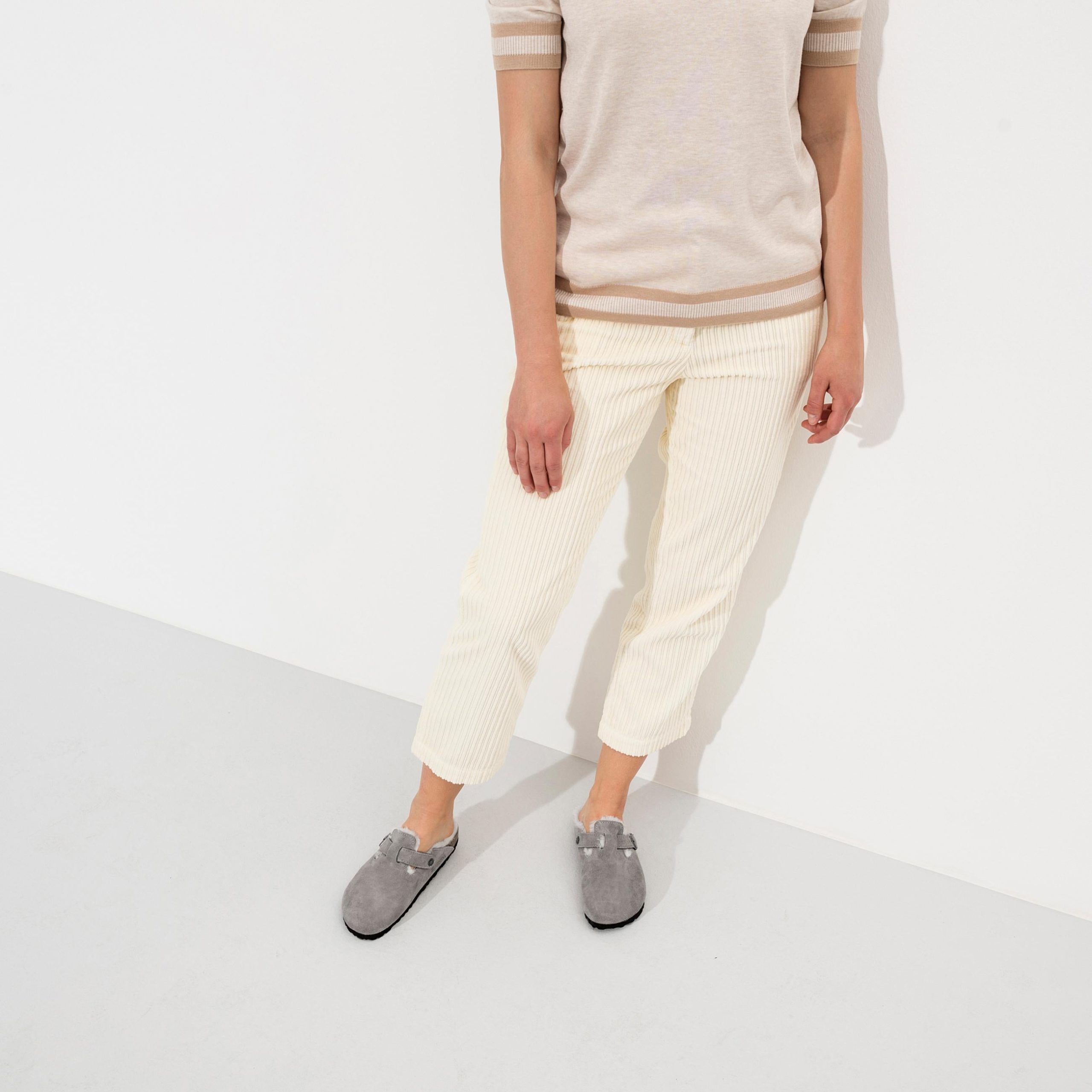 Boston Shearling Stone Coin Suede Leather/Shearling - Image 5