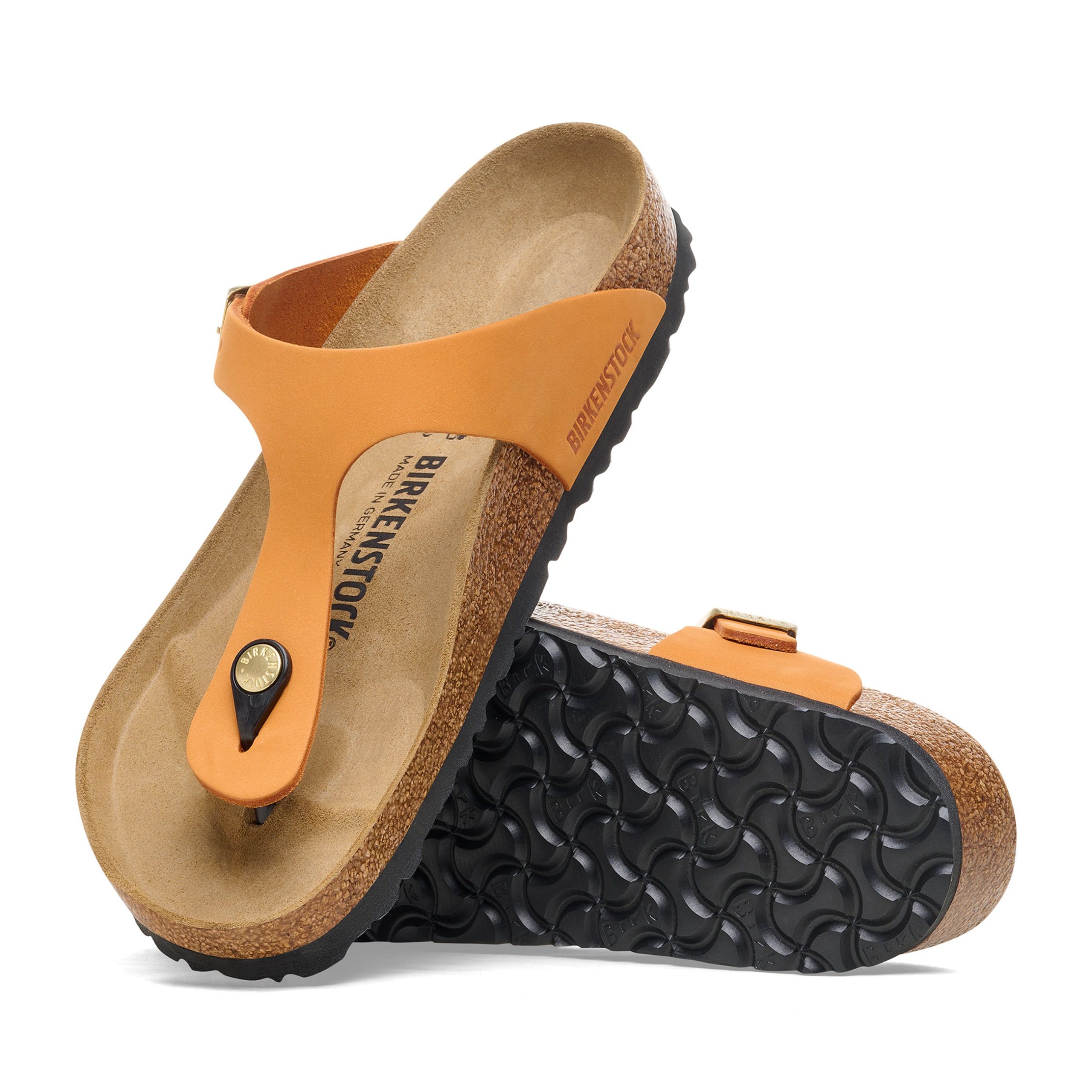 Gizeh Burnt Orange Nubuck Leather - Image 4