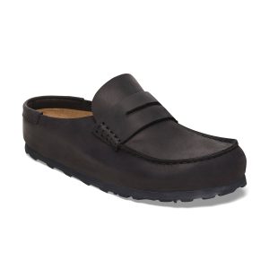 Naples Wrapped Black Oiled Leather