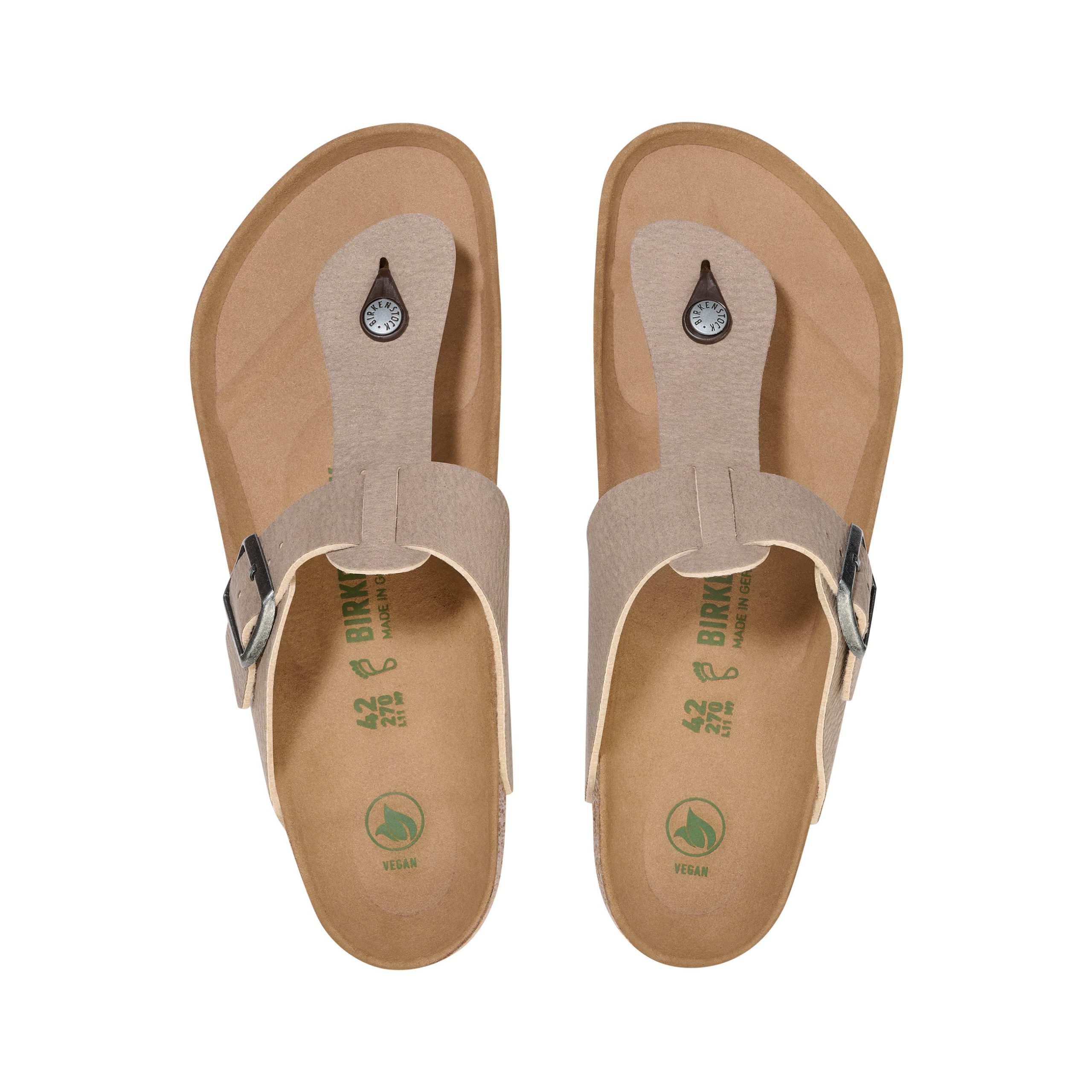 Safaga Desert Dust Vegan Espresso/Grey Taupe Synthetic Soft Birki - Image 3